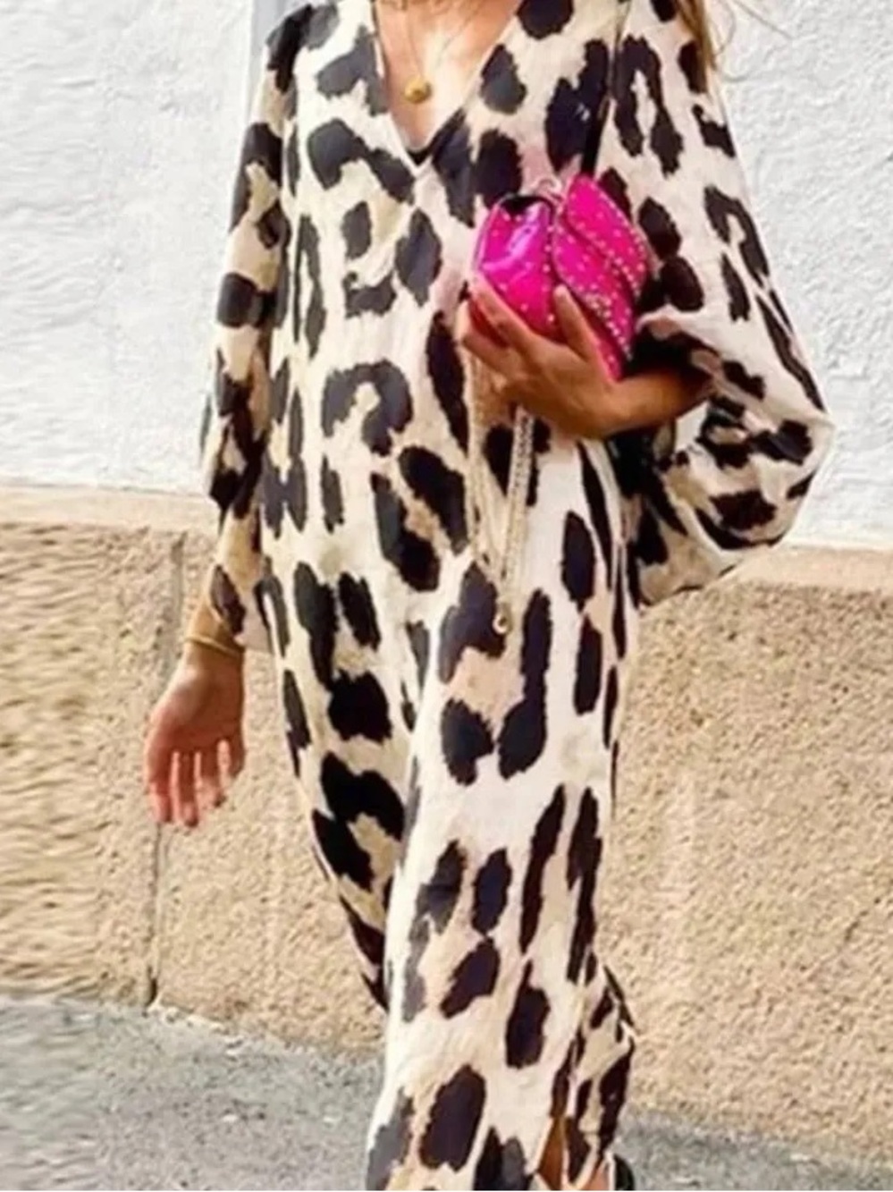 Mazik Leopard print dress